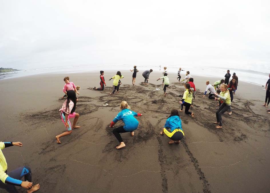 Year 5-6 Surfers Say Thank You