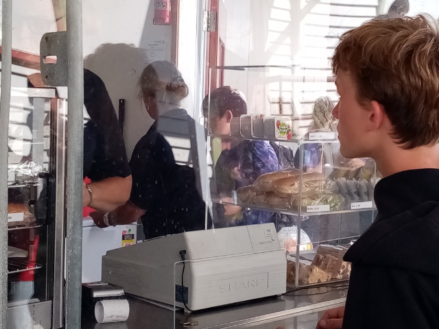 First Day for New School Canteen/Tuck Shop