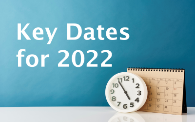 Key Dates for 2022