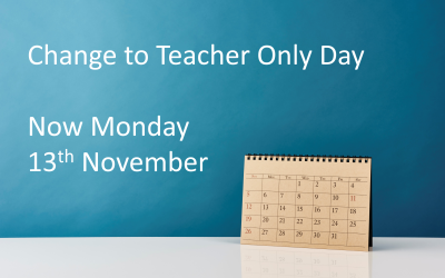 Change to Teacher Only Day